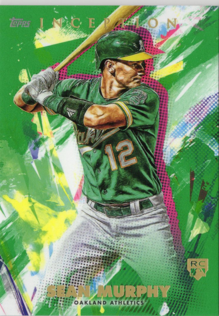 2020 Topps Inception Green #9 Sean Murphy RC Oakland Athletics