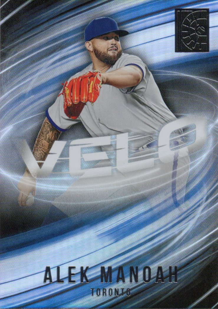 2022 Panini Capstone Velo #V-10 Alek Manoah Toronto Blue Jays