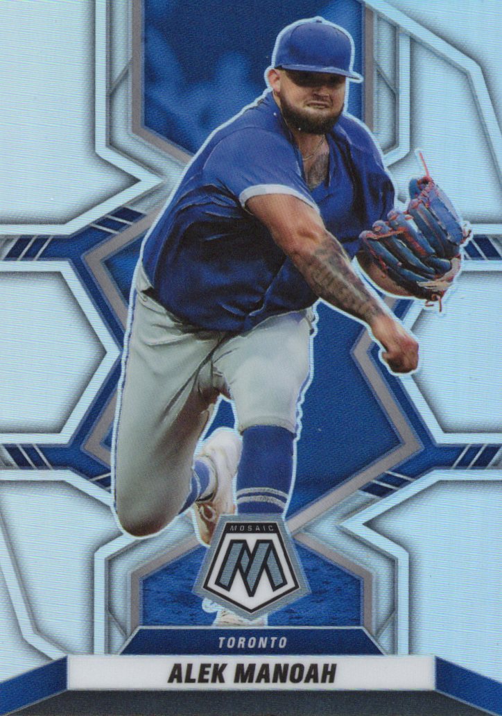 2022 Panini Mosaic Silver Prizm #194 Alek Manoah Toronto Blue Jays