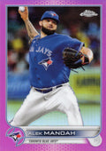 2022 Topps Chrome Pink Refractor #36 Alek Manoah Toronto Blue Jays