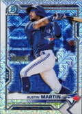 2021 Bowman Chrome Prospects Mojo Refractor #BCP-245 Austin Martin Blue Jays