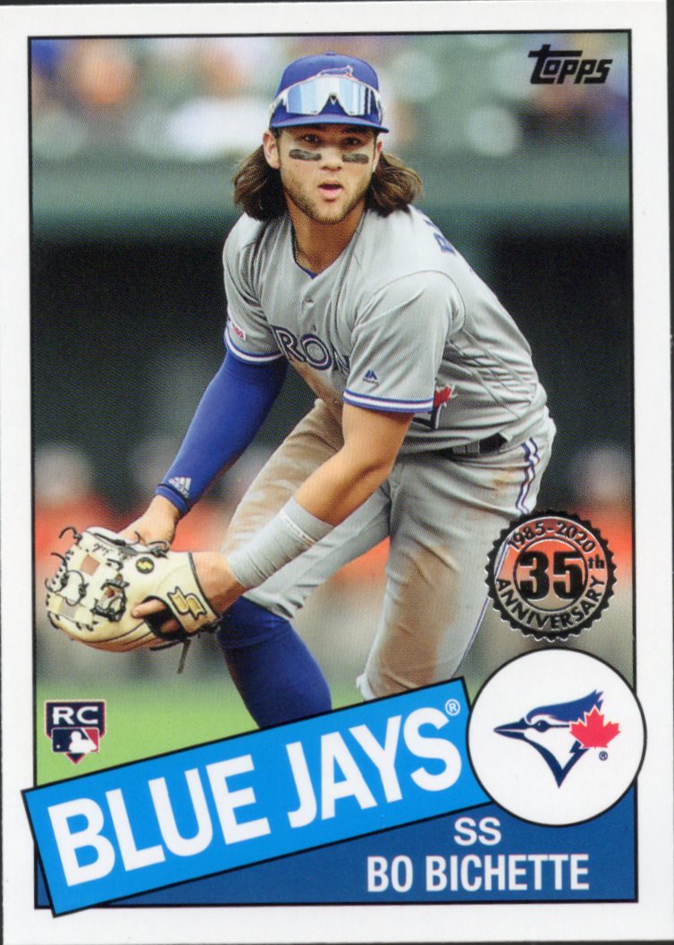 2020 Topps Update 1985 Topps Baseball 35th Anniversary #85TB-45 Bo Bichette RC