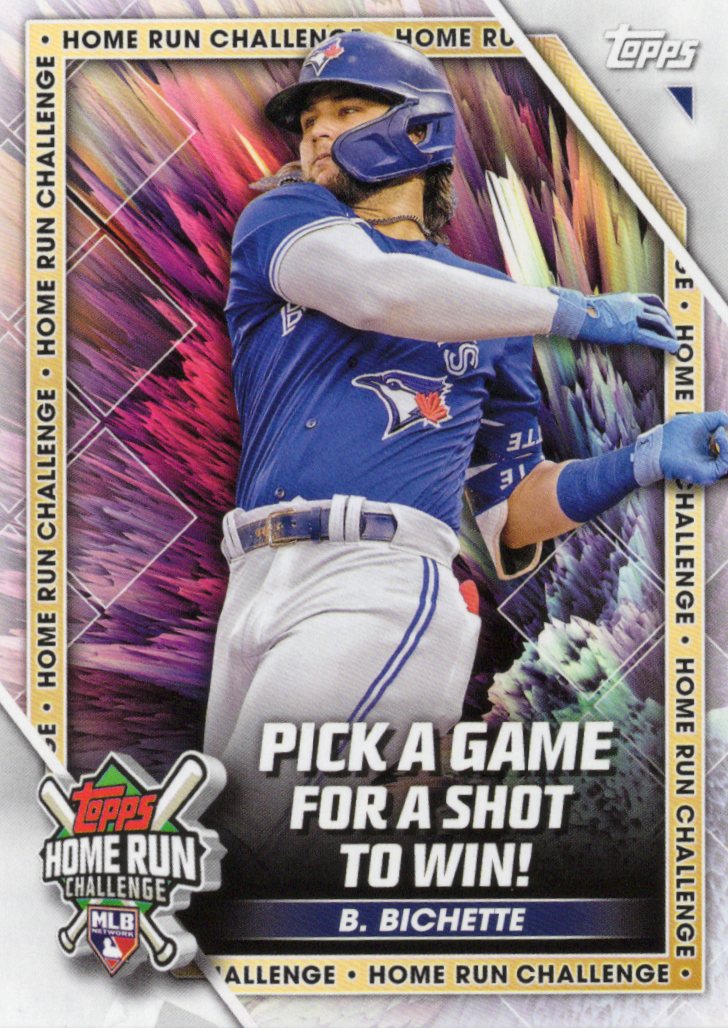 2023 Topps Home Run Challenge (Series Two) #HRC-17 Bo Bichette Toronto Blue Jays