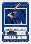 2020 Panini Contenders Winning Tickets #WT-2 Bo Bichette Toronto Blue Jays