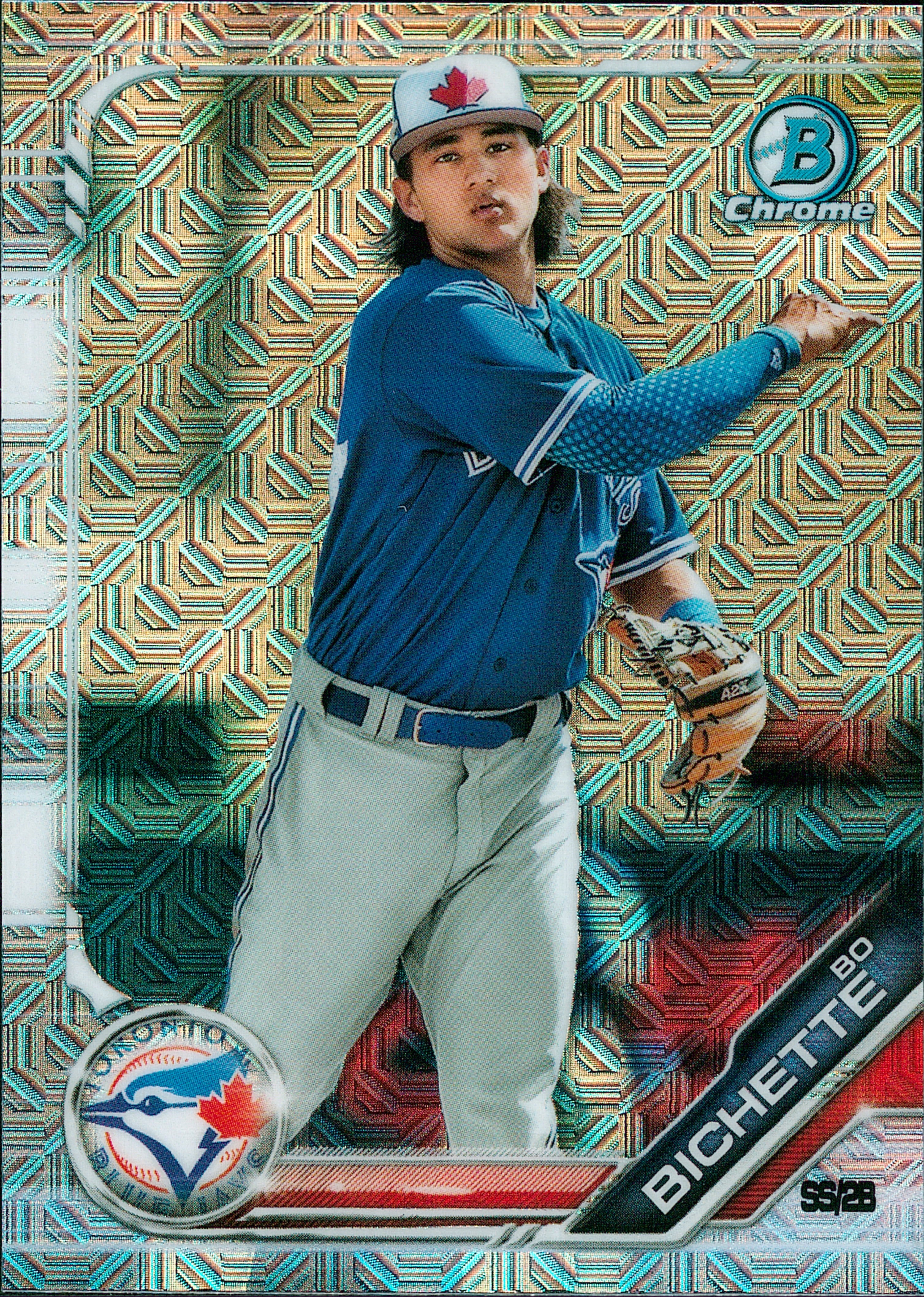 2019 Bowman Chrome Prospects Mojo Refractors #BCP-111 Bo Bichette Blue Jays