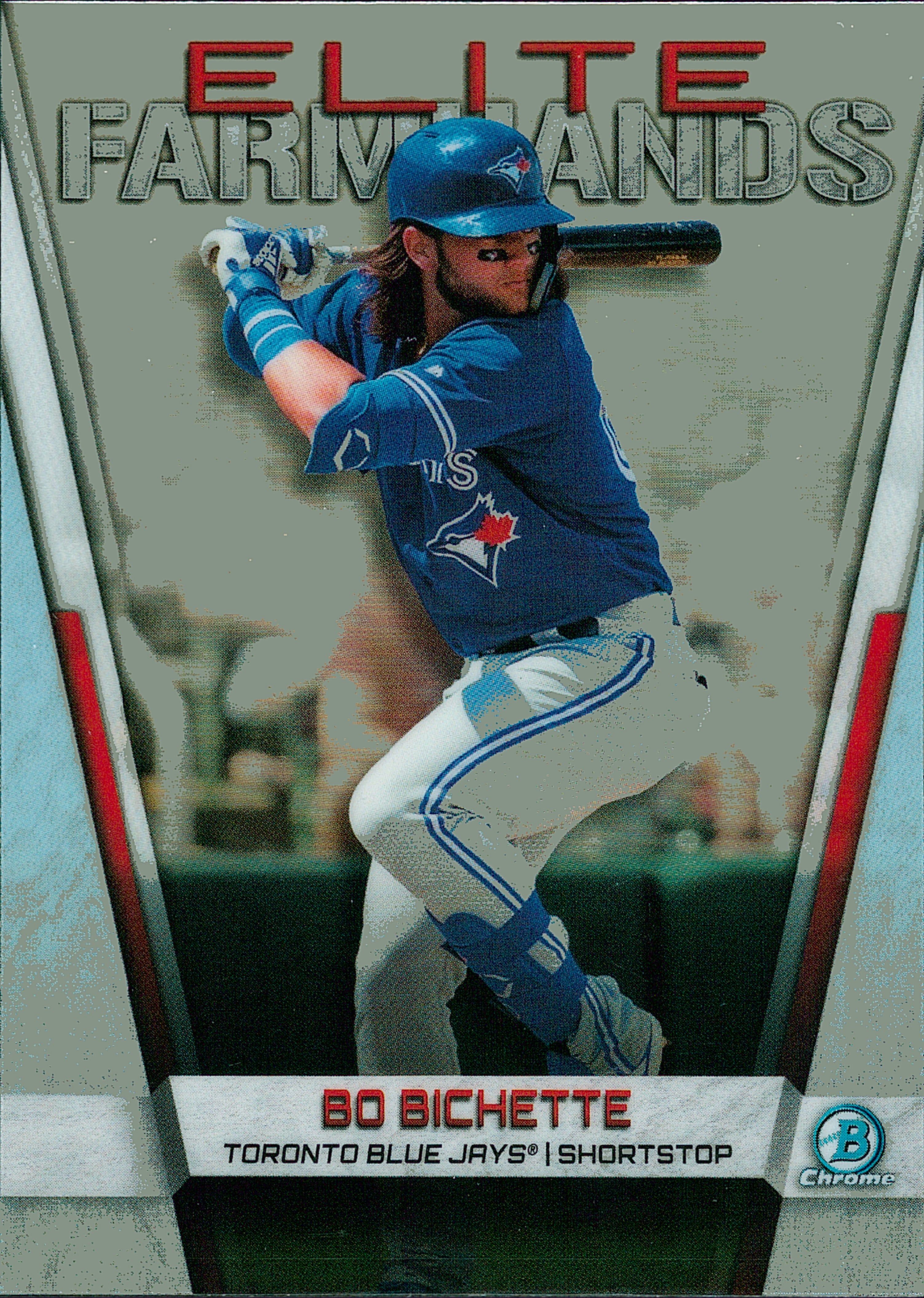 2019 Bowman Chrome Elite Farmhands #EF-BB Bo Bichette Toronto Blue Jays