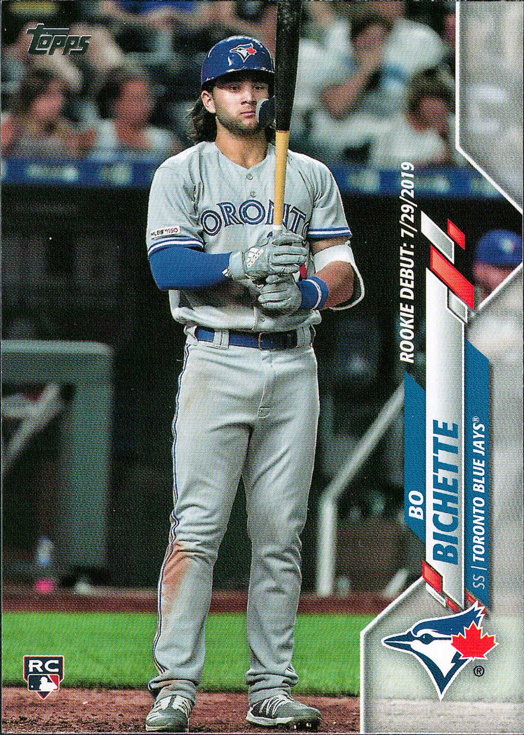 2020 Topps Update #U-1 Bo Bichette RC Toronto Blue Jays