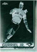 2019 Topps Chrome Negative Refractor #118 Lourdes Gurriel Jr. Toronto Blue Jays