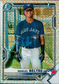 2021 Bowman Chrome Prospects Mojo Refractor #BCP-244 Manuel Beltre Blue Jays