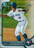 2022 Bowman Chrome Prospects Mojo Refractors #BCP-97 Martin Gimenez Blue Jays
