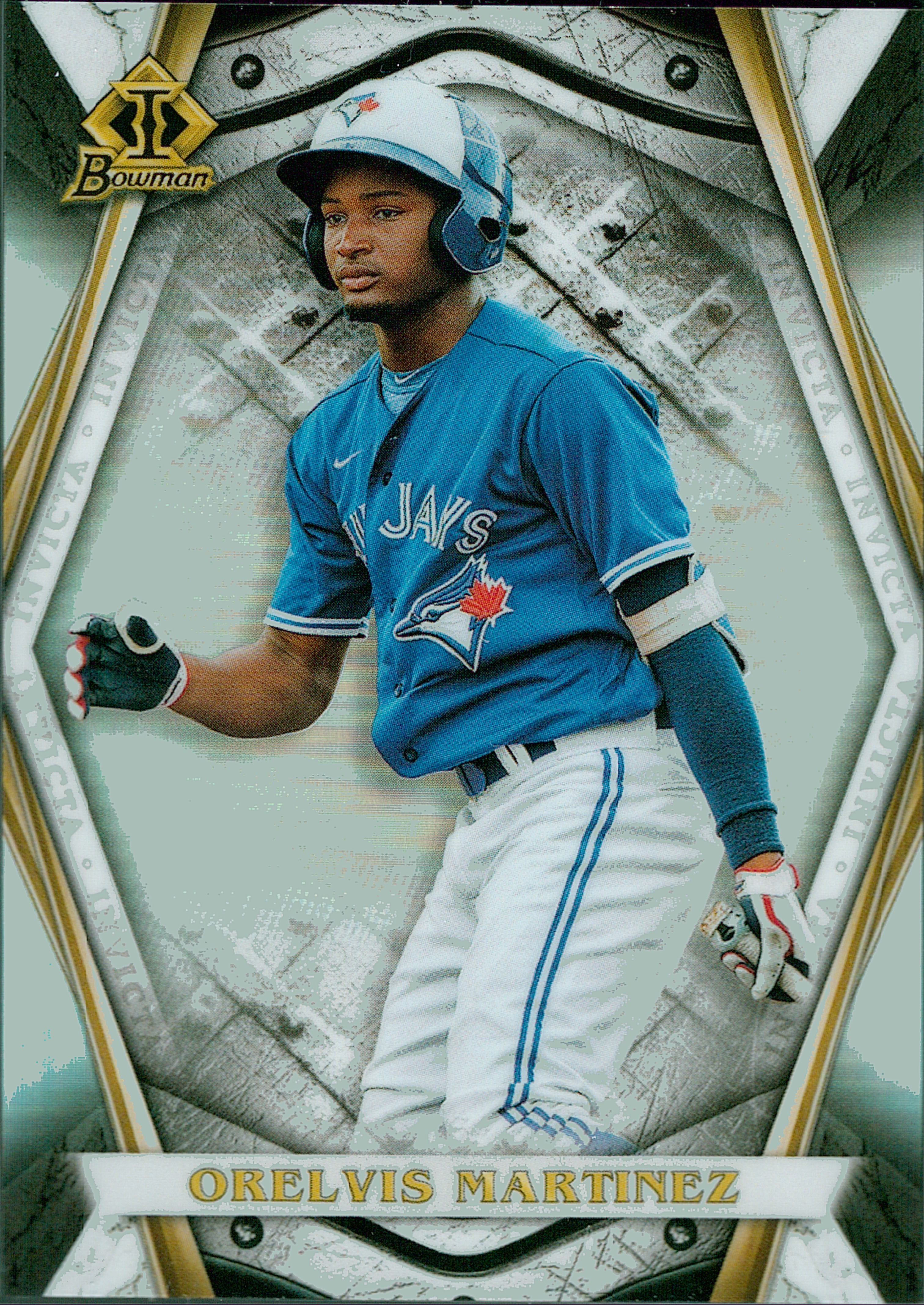 2022 Bowman Bowman Invicta #BI-25 Orelvis Martinez Toronto Blue Jays