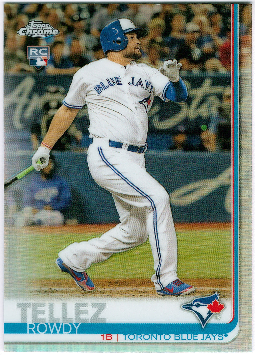 2019 Topps Chrome Refractor #2 Rowdy Tellez Rookie Toronto Blue Jays