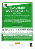 2020 Donruss Optic Holo #123 Vladimir Guerrero Jr. Toronto Blue Jays