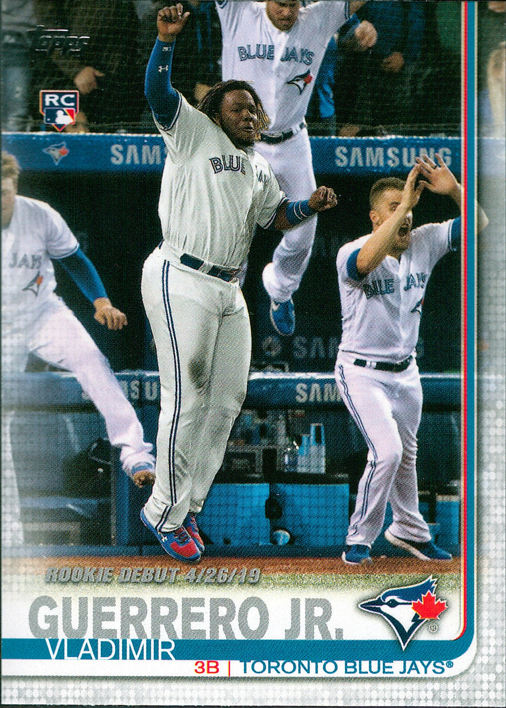 2019 Topps Update #US62 Vladimir Guerrero Jr. RC Toronto Blue Jays