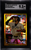 2023 Topps Chrome Logofractor Gold Refractor /50 #130 Ketel Marte SGC 9.5