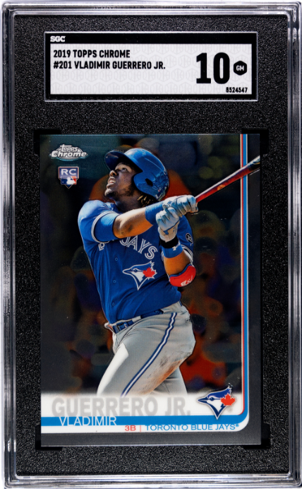 2019 Topps Chrome #201 Vladimir Guerrero Jr. SGC 10 Toronto Blue Jays