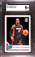 2019-20 Donruss Optic #193 Kendrick Nunn SGC 9 Miami Heat