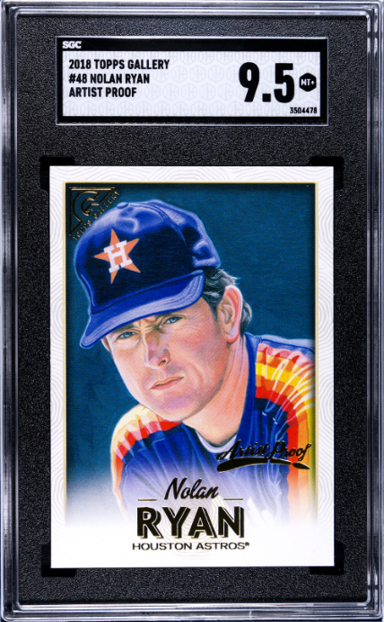 2018 Topps Gallery Artist Proof #48 Nolan Ryan SGC 9.5 Houston Astros