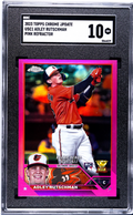 2023 Topps Chrome Update Pink Ref. #USC1 Adley Rutschman SGC 10  Orioles